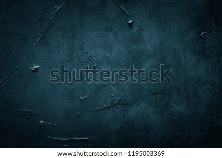 abstract blue textured background. weathered scratched rough message board. copy space concept