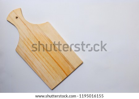 Cutting Board with white background