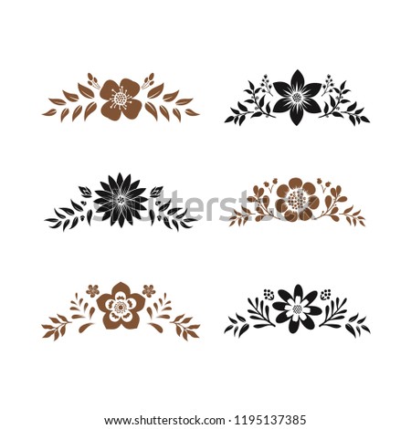 floral monogram paper cut out files