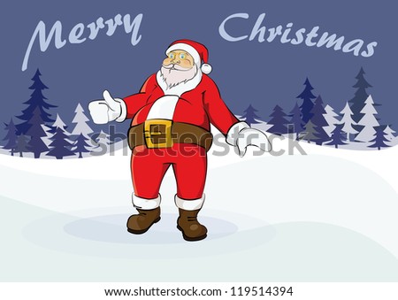 Santa Claus card