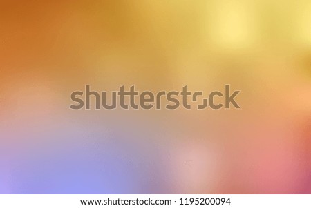 Light Pink, Yellow vector blurred bright texture. A vague abstract illustration with gradient. The template can be used as a background of a cell phone.