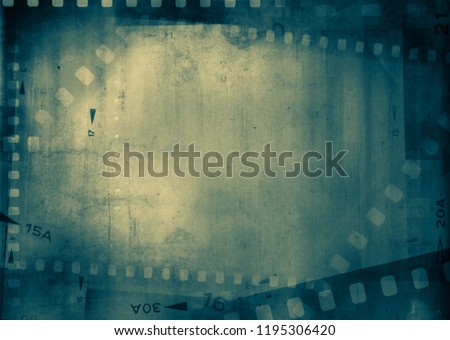 Film negative frames grunge background