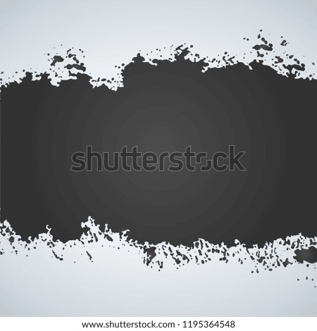 vector black line, grunge brush strokes ink paint isolated on white background.