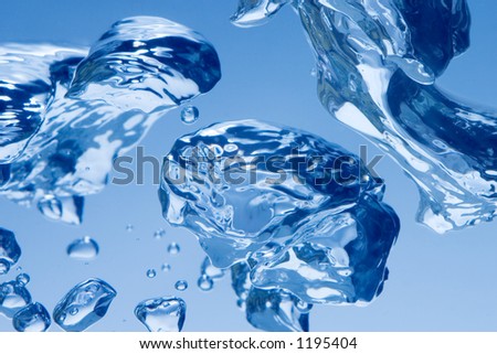 Bubbles Rising in Water