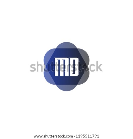 Initial Letter Logo MD Template Design