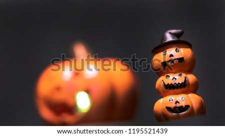 Pumpkins Face for Decorate Halloween Night