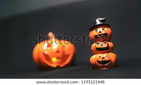 Pumpkins Face for Decorate Halloween Night