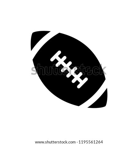 American football icon trendy design template