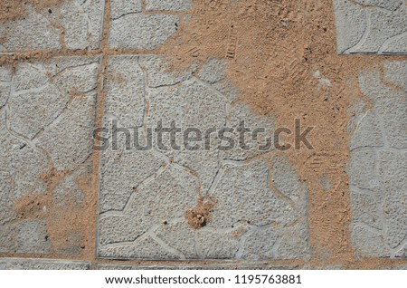 This picture shows a cobblestone texture with relief