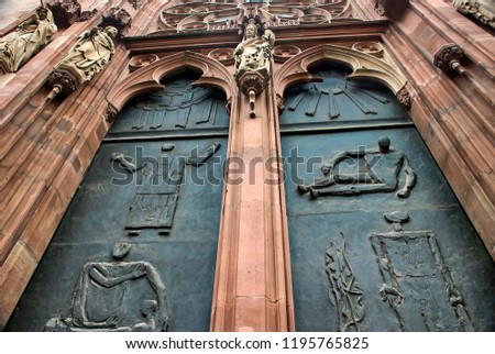 Frankfurt Cathedral, Germany photographed in Frankfurt am Main, Germany. Picture made in 2009.