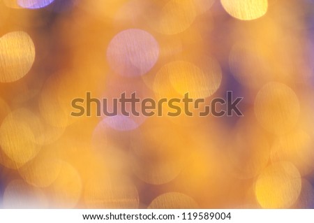 Gold and purple snowflakes background