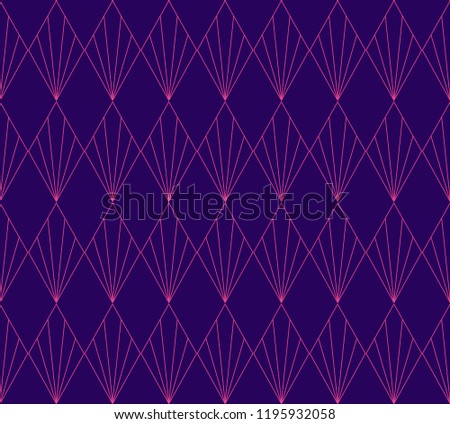 Vector abstract seamless pattern. Geometric classical background. Retro stylish texture.