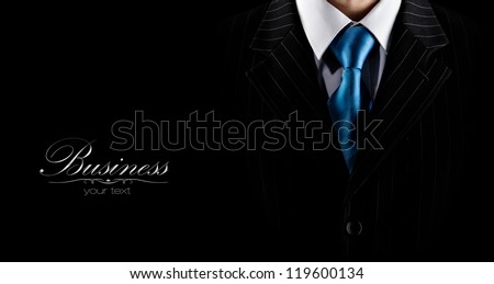 businessman in a luxury suit