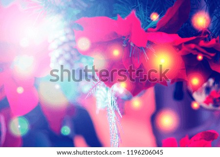 Christmas bokeh background 