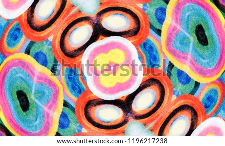 Overlapping circles design background. Trendy abstract layout template for business or technology presentation or web brochure cover, wallpaper. 
