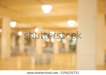 Blurred hospital background