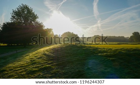 Golfcourse in the morning