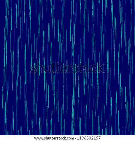 Seamless Grunge Stripes Pattern. Modern Scribbled Grunge Rapport for Chintz, Linen, Paper. Abstract Color Background with Scribbled Stripes. Vector Texture for your Design.