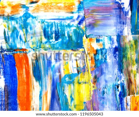 Modern abstract background from strokes of paint