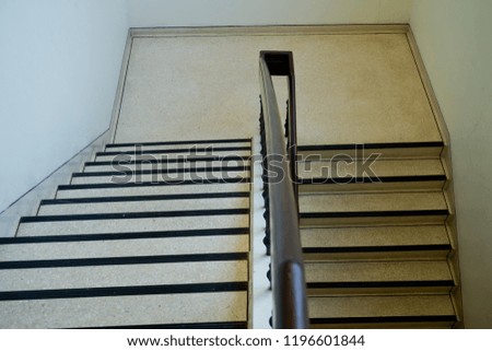 staircase, mile stone, floor
