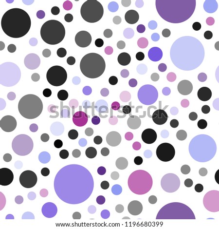 Light Blue, Red vector seamless backdrop with dots. Modern abstract illustration with colorful water drops. Beautiful design for your business advert.