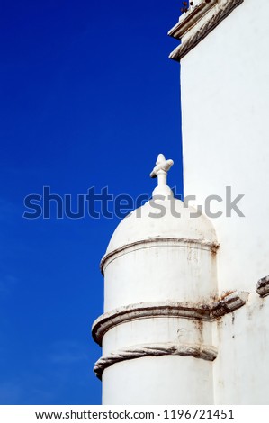 The holy cross at the Holy Church of rosary,Goa,India
