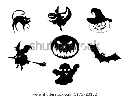 Halloween silhouette, Halloween, Halloween clipart icons