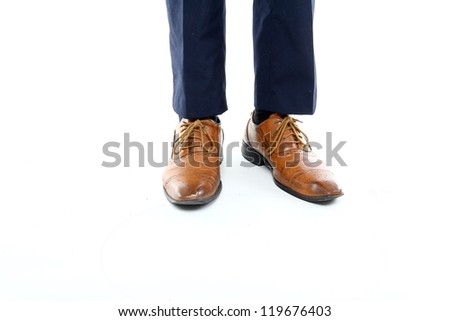 Business man legs