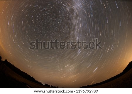 Long exposure stars