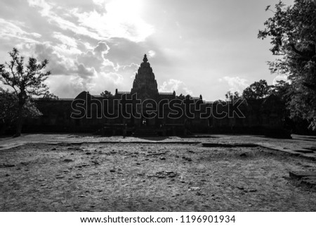 Stone castle of thailand