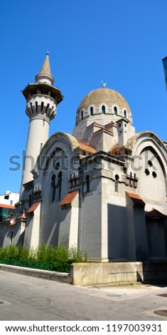 Grand Mosque of Constanta, Romania, commissioned in 1910 by Romanian King, Carol I.