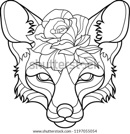 fox flower logo