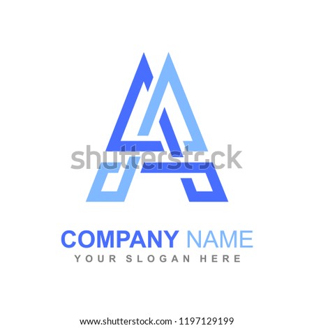 initial alphabet logo