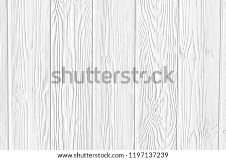 White wood plank texture for backgrounds or design. Rustic grayscale wooden  wallpaper.