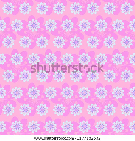 Floral delicate background pattern for design fabric baby linen, textiles, wallpaper pink delicate flavor flat underwear