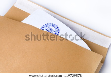 paper envelope stamped "Top Secret"