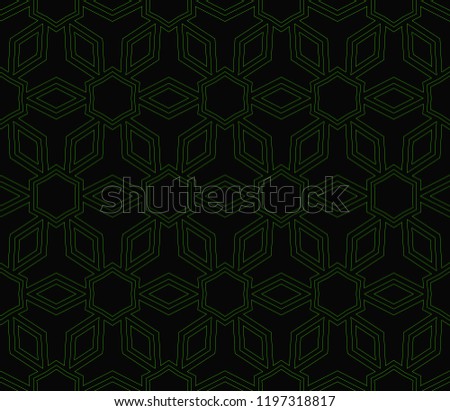 Abstract background. Vector monochrome seamless pattern. Abstract seamless geometries pattern. Design for decor, prints, textile, furniture, cloth, digital