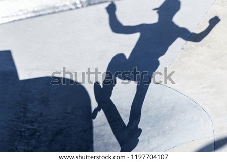 Shadow of the skater