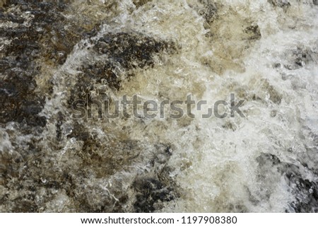 Churning water, abstract background.