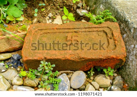 brick construction terracotta production in Nepal with the rune in nature