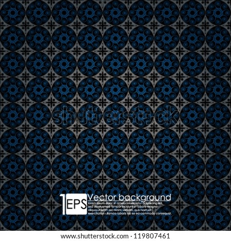 Eps10 Vector Abstract Elegant  Seamless Foliage pattern design