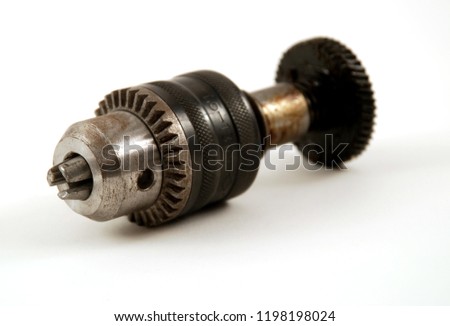 stock pictures of a drill head showing the chuck