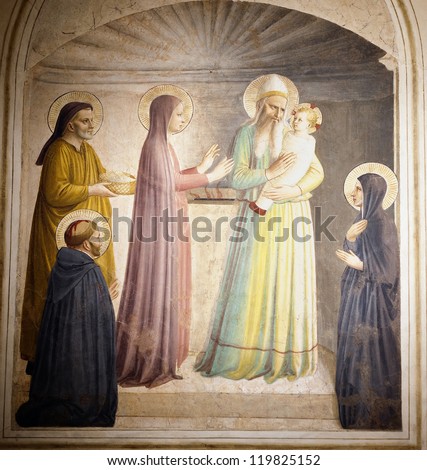 The Presentation of Jesus at the Temple,St. Marcus monastery (Florence,Tuscany)