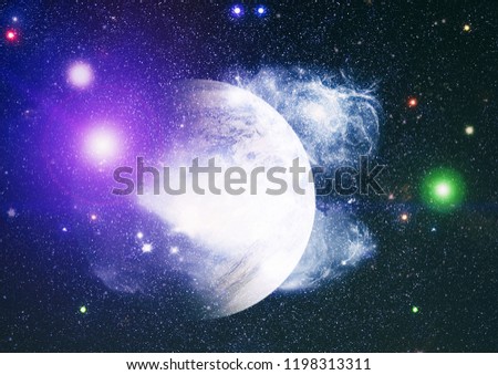 Colorful deep space. Universe concept background. Futuristic abstract space background. Elements of this image furnished by NASA