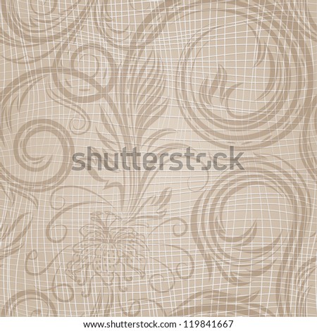 Textile seamless with floral pattern