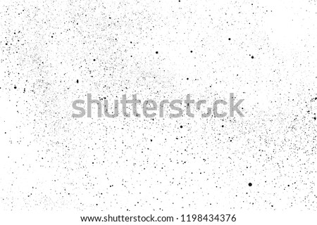 Black grainy texture isolated on white background. Dust overlay. Dark noise granules. Vector design elements, illustration, eps 10. Royalty-Free Stock Photo #1198434376