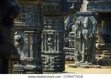 Linga shrine, Temple complex, Warangal Fort, Warangal Telangana India