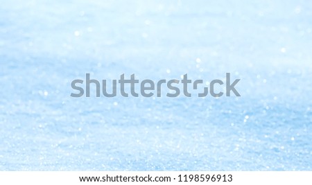 Abstract light blue defocused gradient background. Nature Winter snow background. Soft template for Christmas, New Year. Freshness concept. Panoramic Delicate beautiful Wallpaper With Copy Space