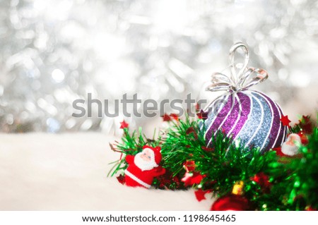 Closeup of Christmas - pattern white background for Christmas or New years decoration background, space for add text or picture.