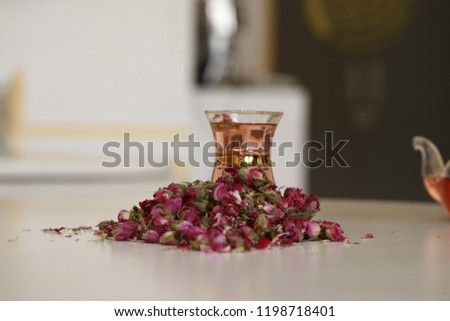 dry damask rose